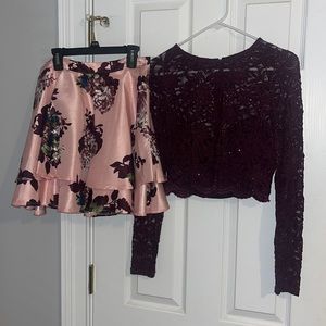 Homecoming/Prom/Formal 2 Piece Dress!